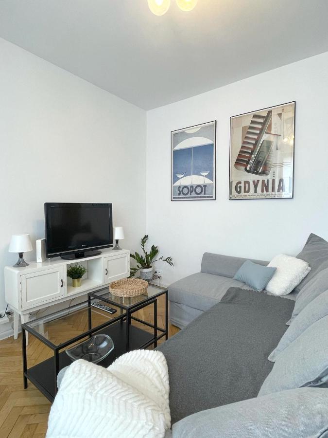 08 Gdynia Centrum - Apartament Mieszkanie Dla 6 Os 外观 照片